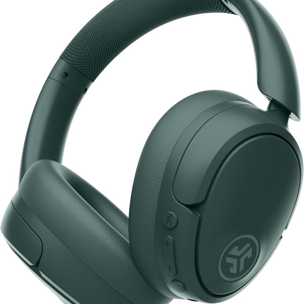 JLab JBuds Lux ANC Wireless Headphones, Sage, Hybrid Active Noise Cancelling, Customizable Sound, Spatial Audio Compatible, Premium Over-Ear Bluetooth Headset - Image 7